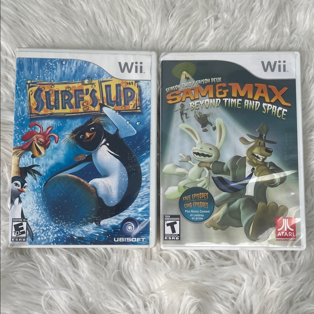 Sam & Max: Beyond Time and Space -surfs up (Nintendo Wii) Complete/Tested